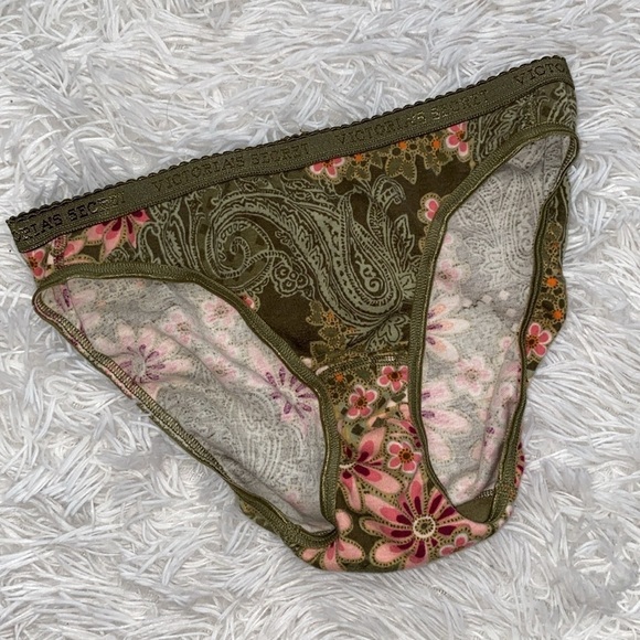 Victoria’s Secret Y2K vintage olive green slip & panty set - Picture 10 of 12